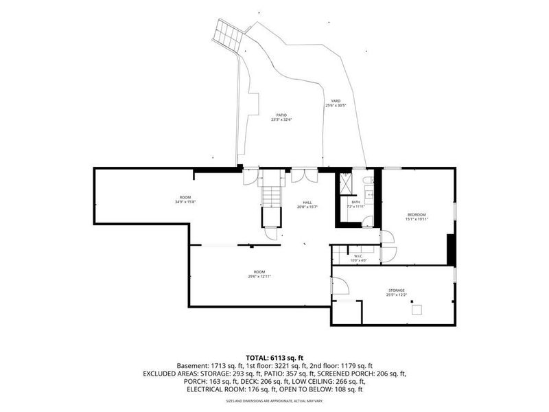 2D floor plan layout of this home in , Atlanta, GA (Image 6).
