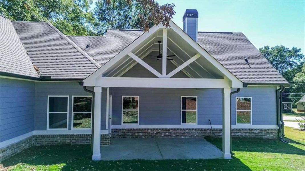 Exterior details and patio area of a home in , Covington (Image 25).
