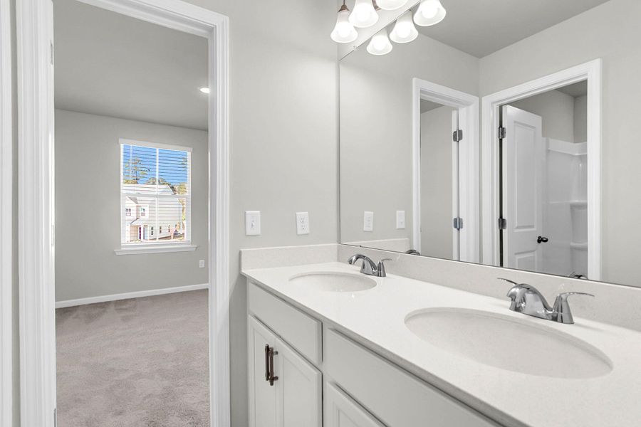 Furnished interior view inside a new home in Wildcat Chase, Summerville (Image 10).