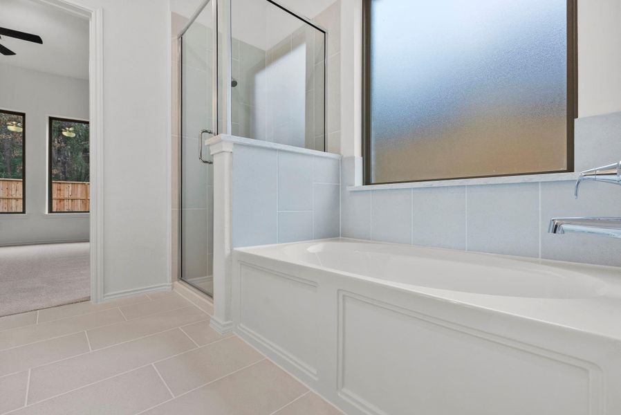 Furnished interior view inside a new home in The Highlands, Porter (Image 10).