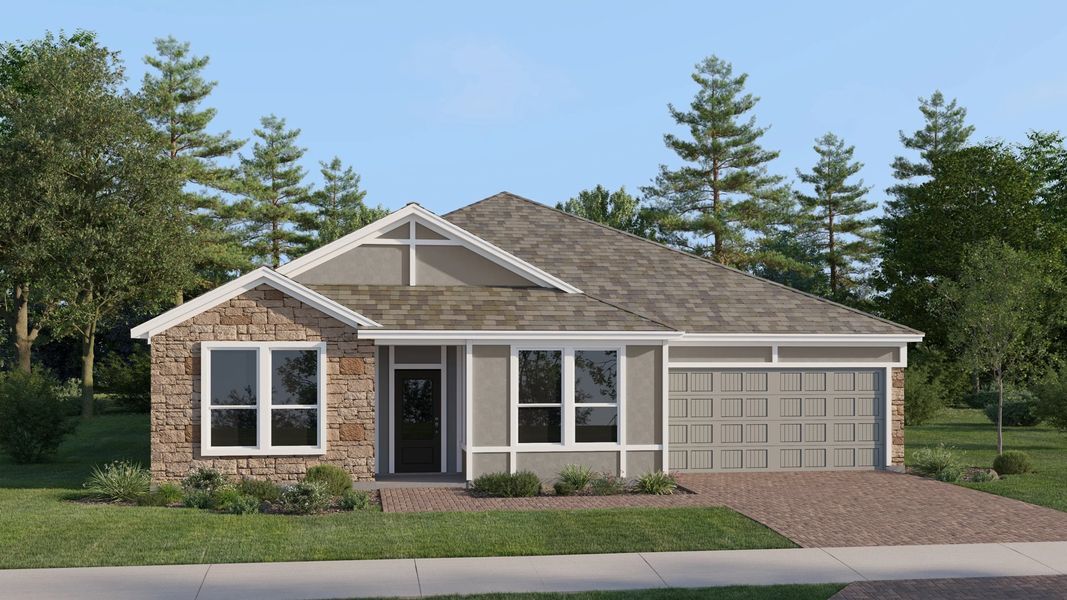 Exterior R with landscaping Exterior R with landscaping