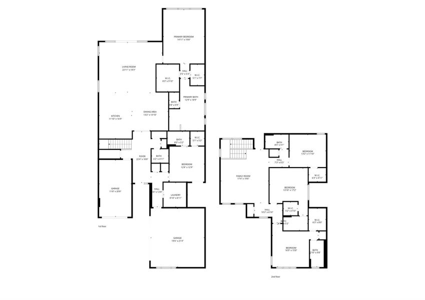 2D floor plan layout of this home in , Boca Raton, FL (Image 48). 2D floor plan layout of this home in , Boca Raton, FL (Image 48).