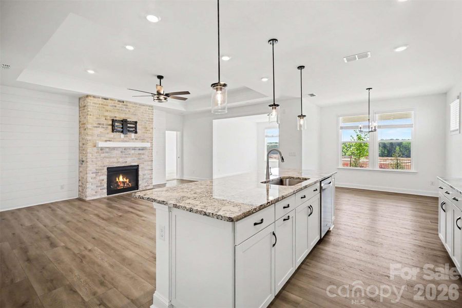 Furnished interior view inside a new home in Carolina Riverside, Belmont (Image 10).