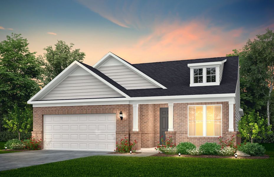 Representative exterior photo of a completed home built from the Mainstay by Del Webb in Del Webb at Lake Oconee, Greensboro, GA (Image 2). Representative exterior photo of a completed home built from the Mainstay by Del Webb in Del Webb at Lake Oconee, Greensboro, GA (Image 2).