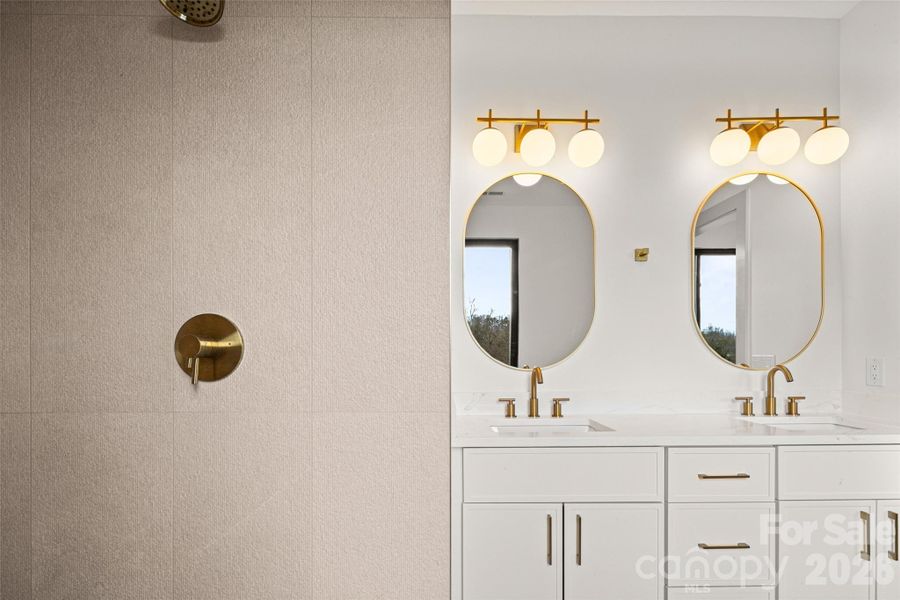 Close-up of interior finishes inside a home in , Asheville (Image 23).