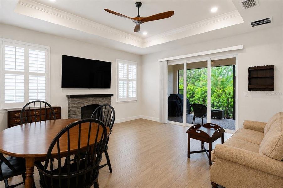 Furnished interior view inside a new home in Del Webb Sunbridge, St. Cloud (Image 10).