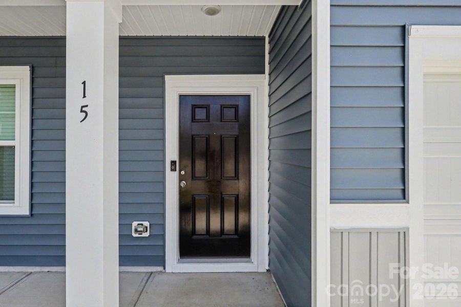 Exterior details and patio area of a home in , Angier (Image 3).