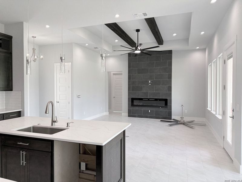 Furnished interior view inside a new home in , Lytle (Image 7).