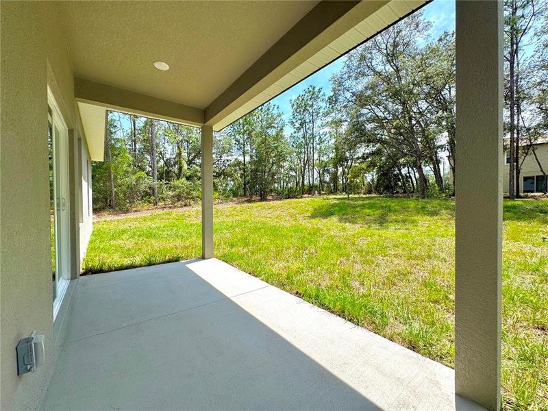 Exterior details and patio area of a home in , Citrus Springs (Image 22).