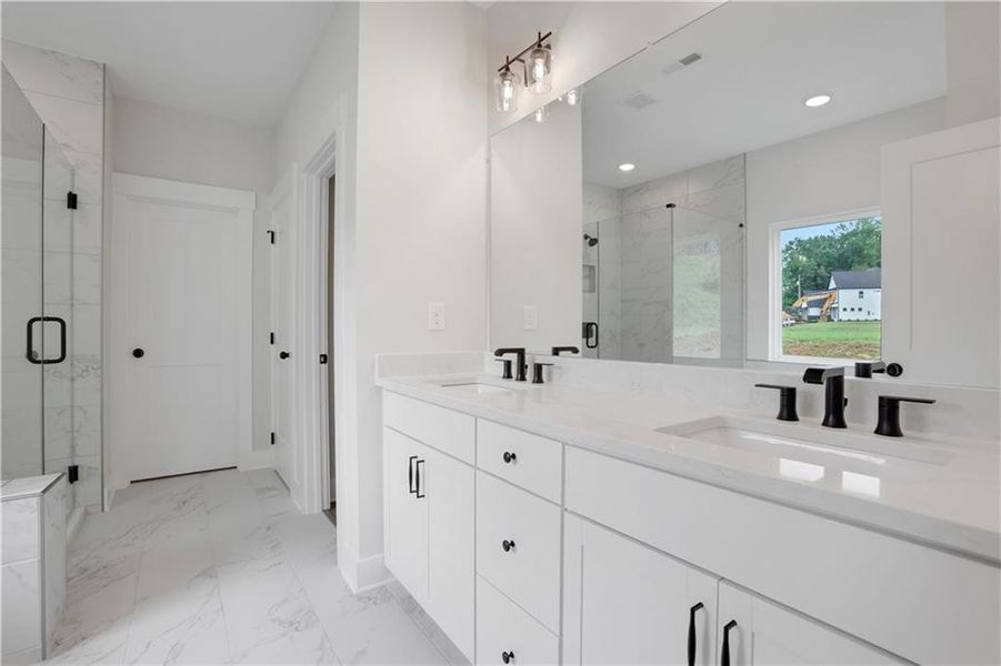 Furnished interior view inside a new home in Arbor West, Dawsonville (Image 13).