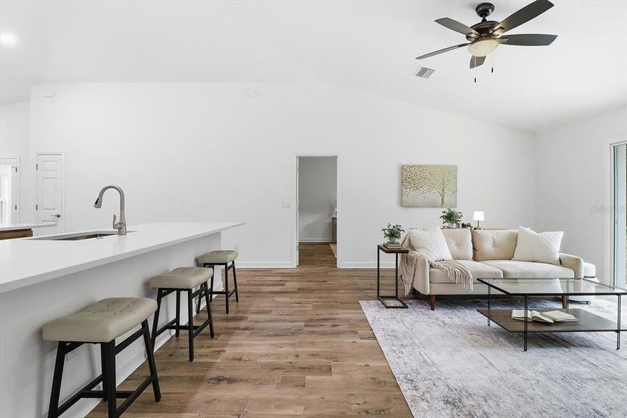 Furnished interior view inside a new home in , Crystal River (Image 15).