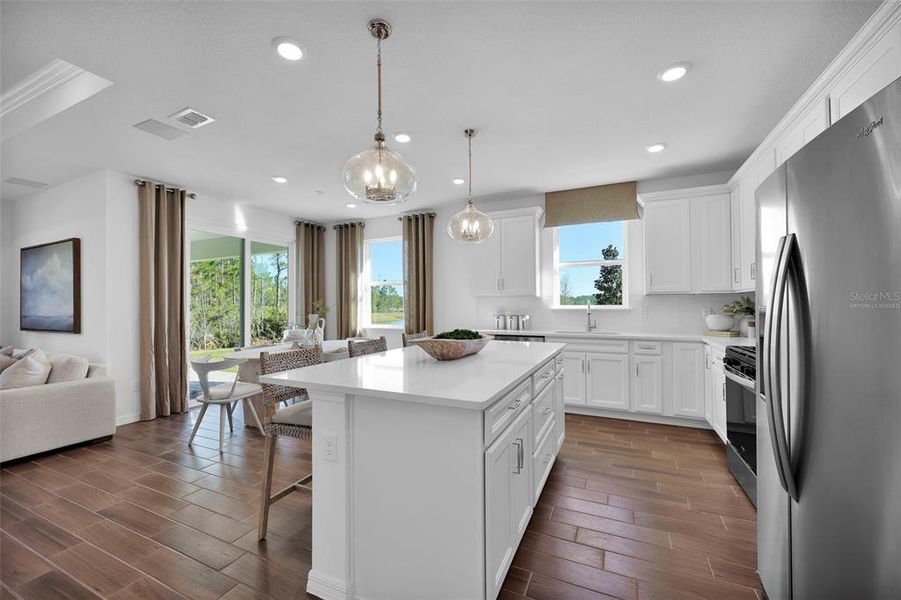 Furnished interior view inside a new home in Lakeview Estates, Palm Coast (Image 12). Furnished interior view inside a new home in Lakeview Estates, Palm Coast (Image 12).