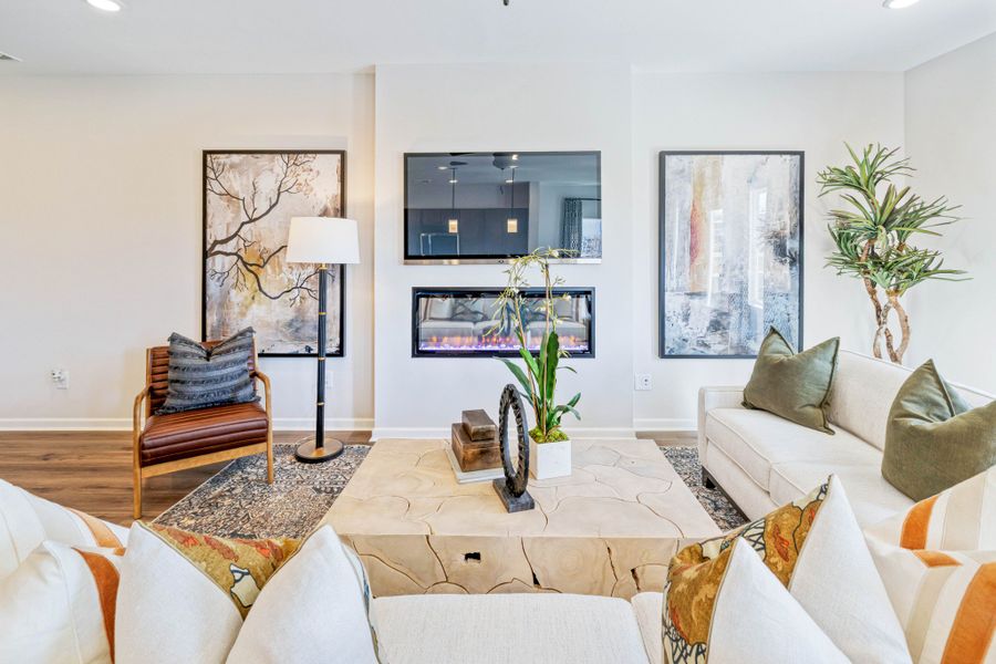 Furnished interior view inside a new home in Wilson Meadows, Clarksville (Image 7).