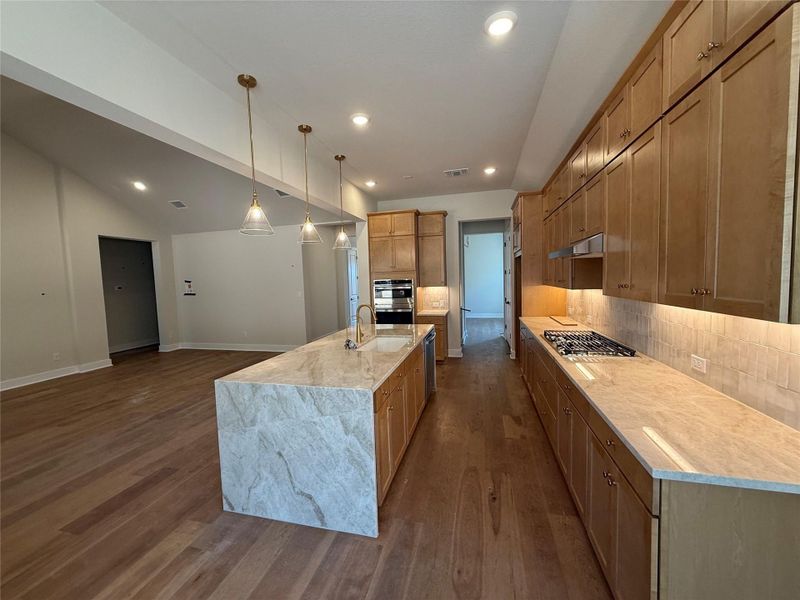 Furnished interior view inside a new home in The Estates at La Cima, San Marcos (Image 5).