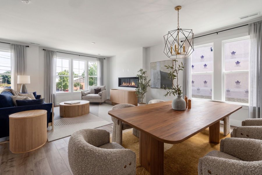 Representative furnished interior of a home built from the Corabell 3-Story 1-Car Garage - Vanguard Collection by Mungo Homes in Vista at Cane Bay, Summerville (Image 4).