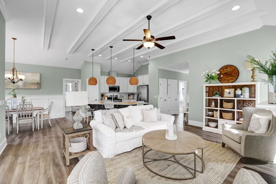 Representative furnished interior of a home built from the Lanai by Bill Clark Homes in Sidbury Landing, Wilmington (Image 9). Representative furnished interior of a home built from the Lanai by Bill Clark Homes in Sidbury Landing, Wilmington (Image 9).