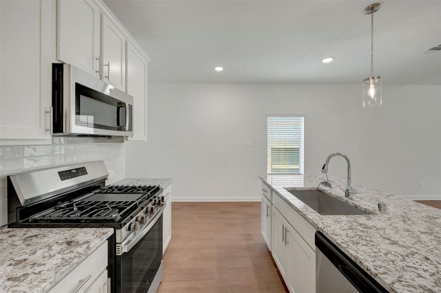 Furnished interior view inside a new home in Sorella, Tomball (Image 16).
