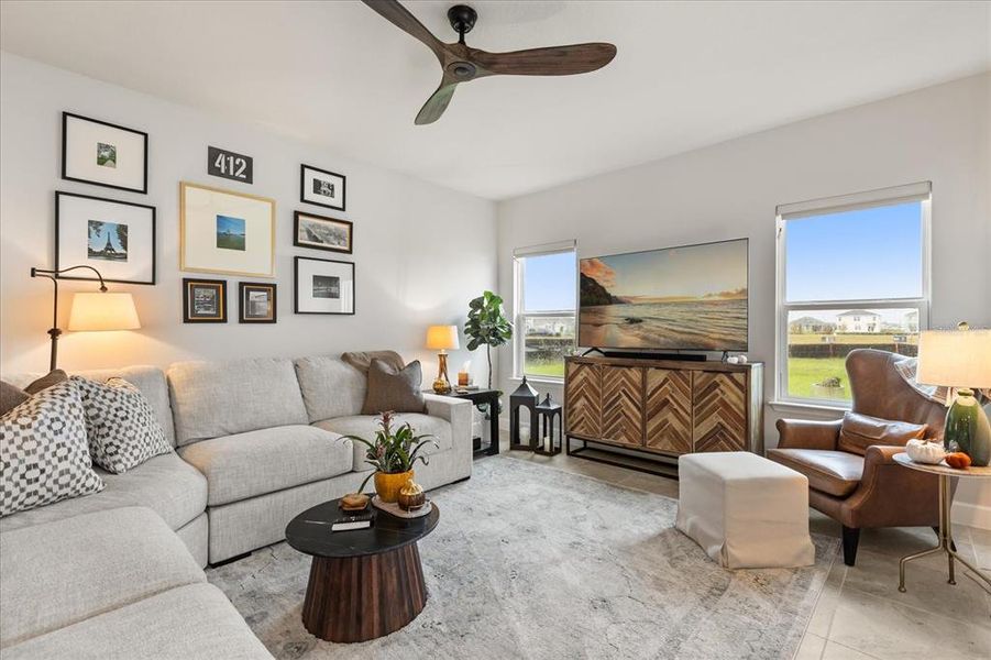 Furnished interior view inside a new home in , St. Cloud (Image 3).
