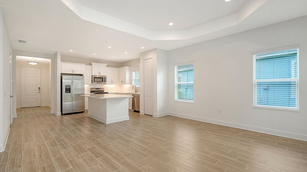Spacious, unfurnished interior of a new home in Wildleaf Real Estate and Homes for Sale in Parrish, FL - Neal Communities, Parrish (Image 25). Spacious, unfurnished interior of a new home in Wildleaf Real Estate and Homes for Sale in Parrish, FL - Neal Communities, Parrish (Image 25).