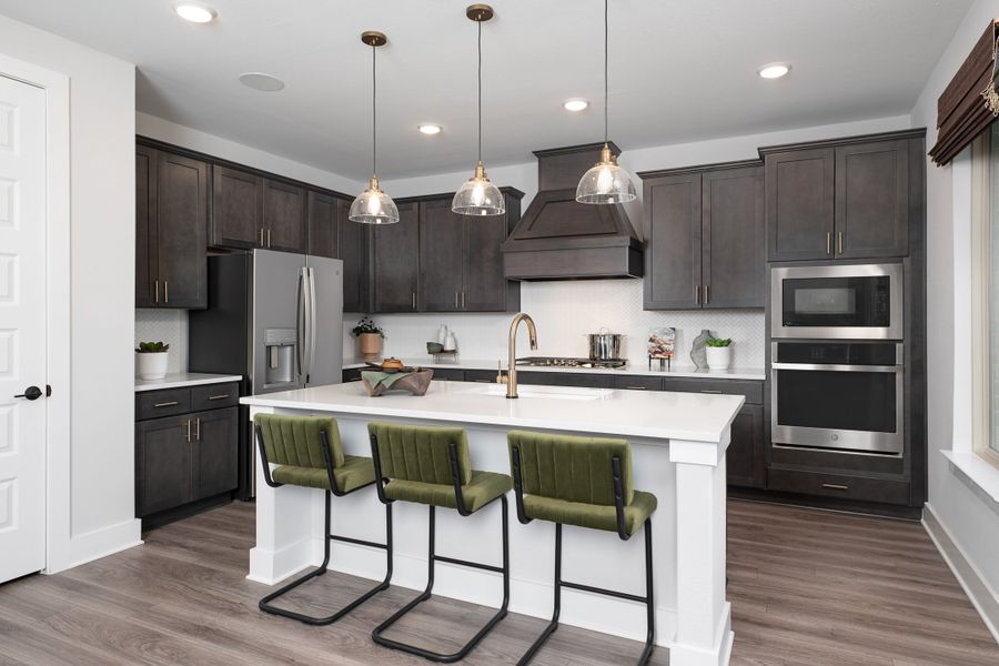 Representative furnished interior of a home built from the Ivy by Tri Pointe Homes in Union Park, Little Elm (Image 7).