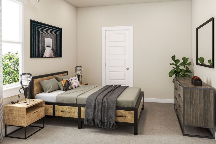 Representative furnished interior of a home built from the Greeley by Tri Pointe Homes in Park Central, Georgetown (Image 20).