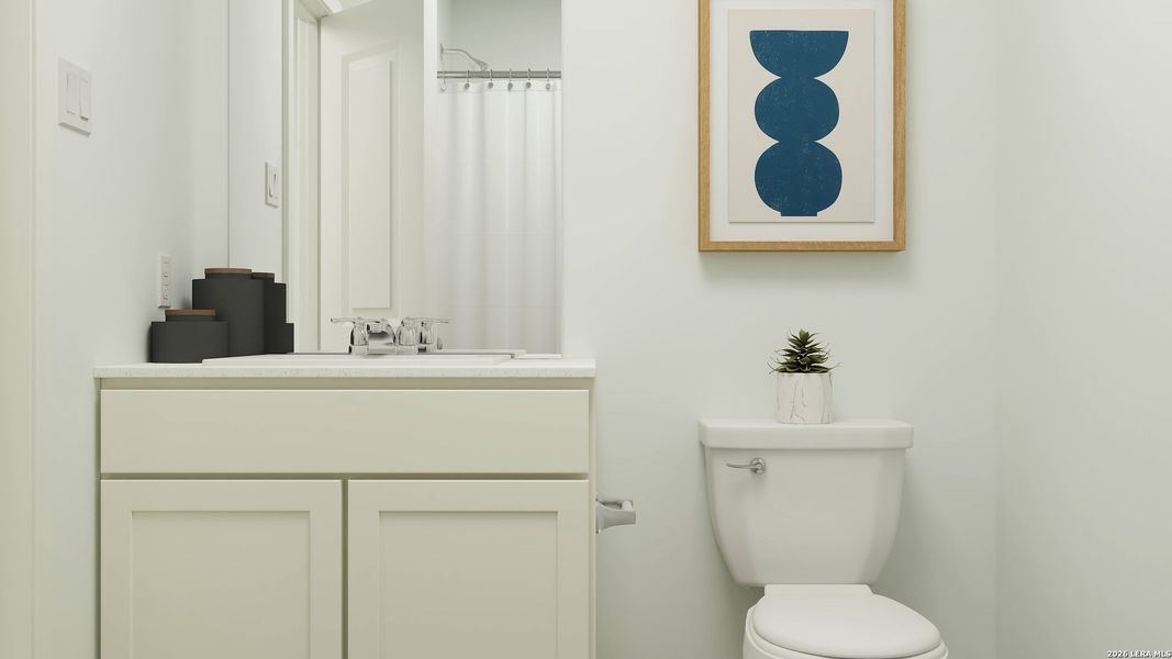 Furnished interior view inside a new home in Kyndwood, New Braunfels (Image 36). Furnished interior view inside a new home in Kyndwood, New Braunfels (Image 36).