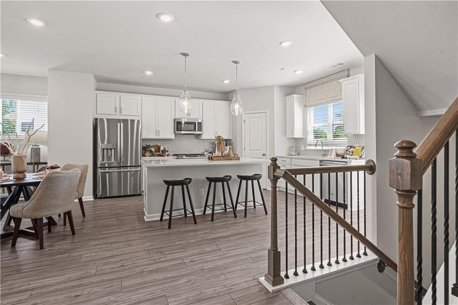 Furnished interior view inside a new home in Rosewood Farm, Lawrenceville (Image 28).