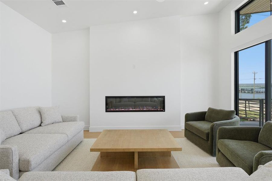 Furnished interior view inside a new home in , Graford (Image 8).