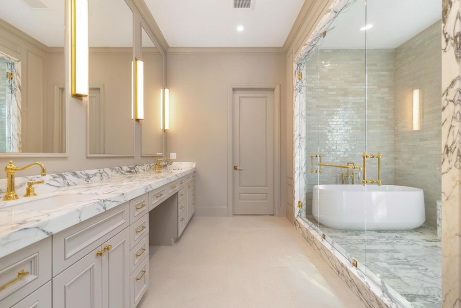 Furnished interior view inside a new home in , West Palm Beach (Image 13).