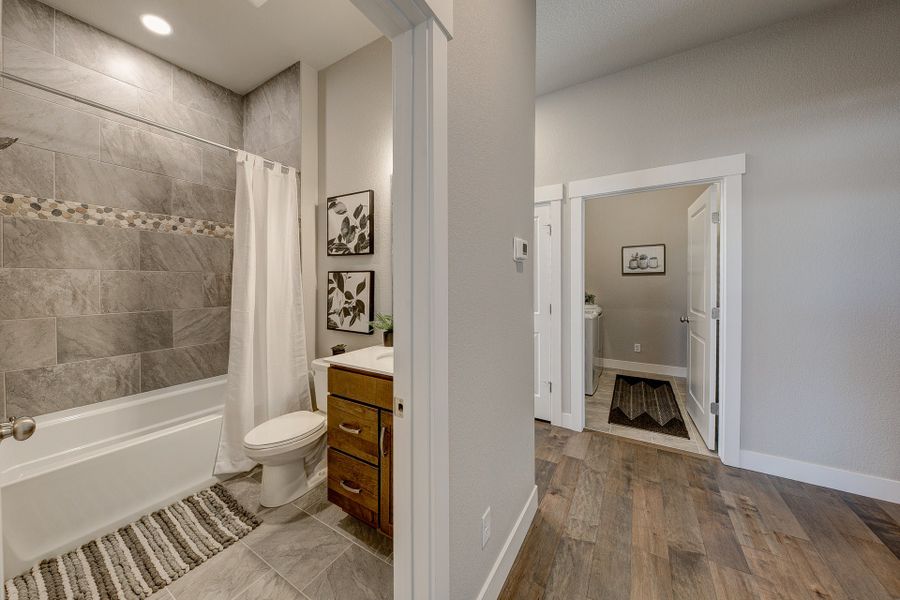 Representative furnished interior of a home built from the The Devon by Landmark Homes in The Lakes at Centerra, Loveland (Image 24). Representative furnished interior of a home built from the The Devon by Landmark Homes in The Lakes at Centerra, Loveland (Image 24).