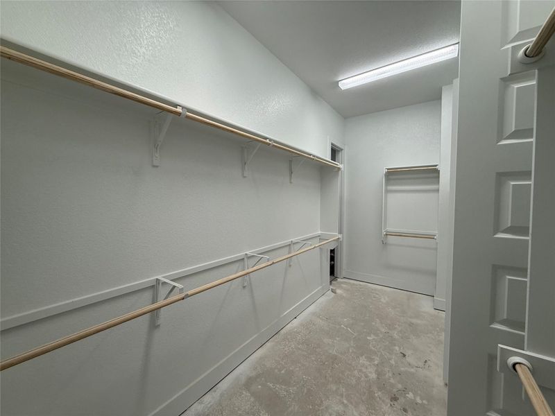 Walk-in Closet in Primary Bedroom