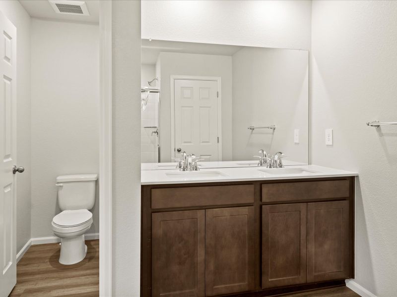 The Juniper floorplan image taken at a Meritage Homes community in Greeley, CO The Juniper floorplan image taken at a Meritage Homes community in Greeley, CO