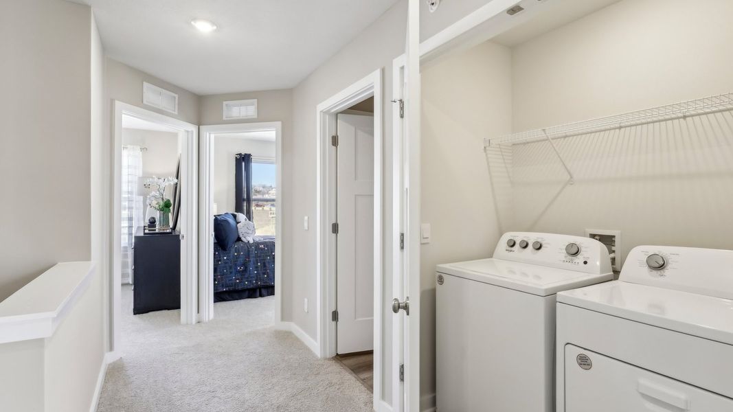 Representative furnished interior of a home built from the Regent - Finished Basement by D.R. Horton in Harrison Valley, Simpsonville (Image 19).