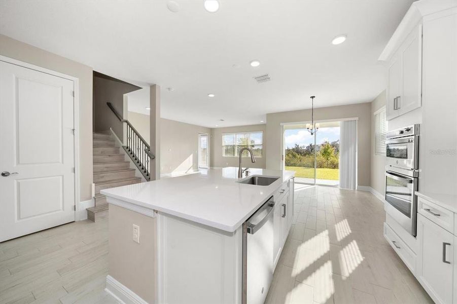 Furnished interior view inside a new home in Chapel Crossings, Wesley Chapel (Image 15). Furnished interior view inside a new home in Chapel Crossings, Wesley Chapel (Image 15).