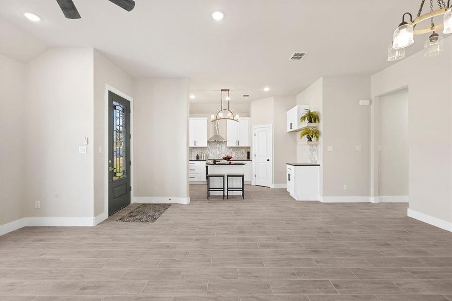 Furnished interior view inside a new home in , Haltom City (Image 11).