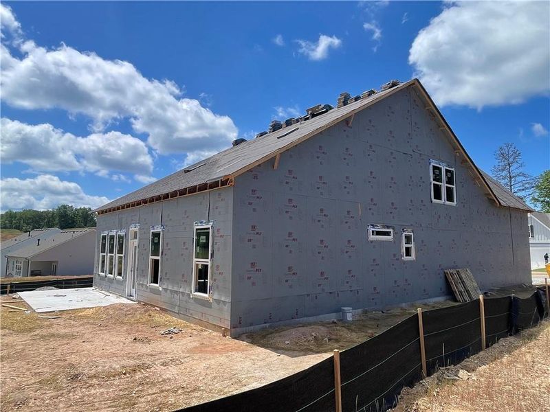 Exterior details and patio area of a home in , Gainesville (Image 3).