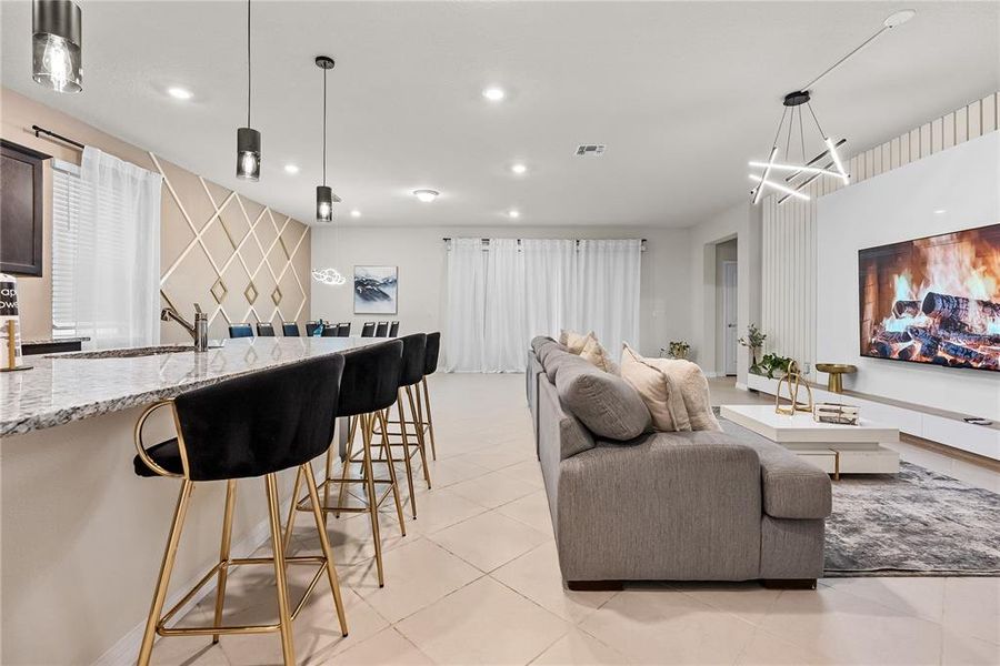 Furnished interior view inside a new home in Windsor Cay Resort, Clermont (Image 43).