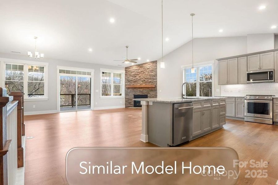 Open Kitchen, living and dining area Open Kitchen, living and dining area