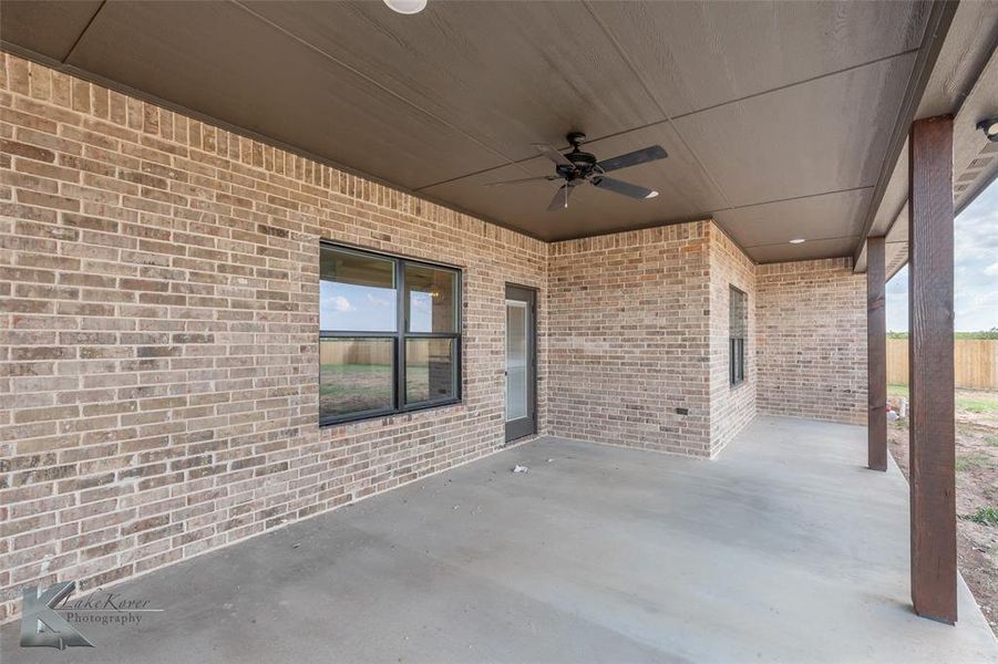 Exterior details and patio area of a home in , Abilene (Image 22). Exterior details and patio area of a home in , Abilene (Image 22).