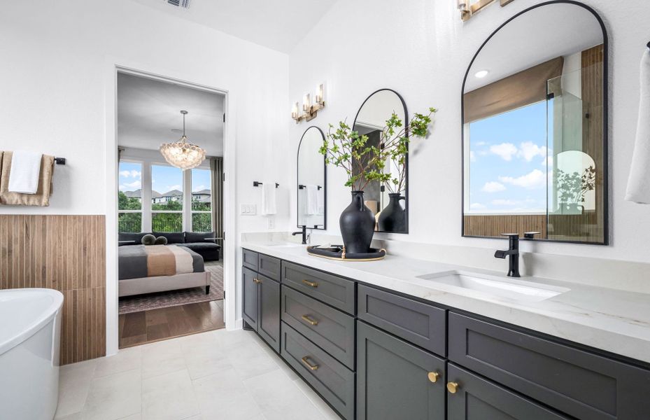 Representative furnished interior of a home built from the Hillsboro by Pulte Homes in West Cypress Hills, Spicewood (Image 10). Representative furnished interior of a home built from the Hillsboro by Pulte Homes in West Cypress Hills, Spicewood (Image 10).