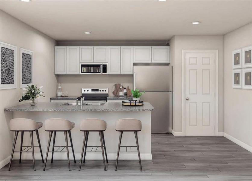 Furnished interior view inside a new home in Callahan Bayou, Clyde (Image 6).