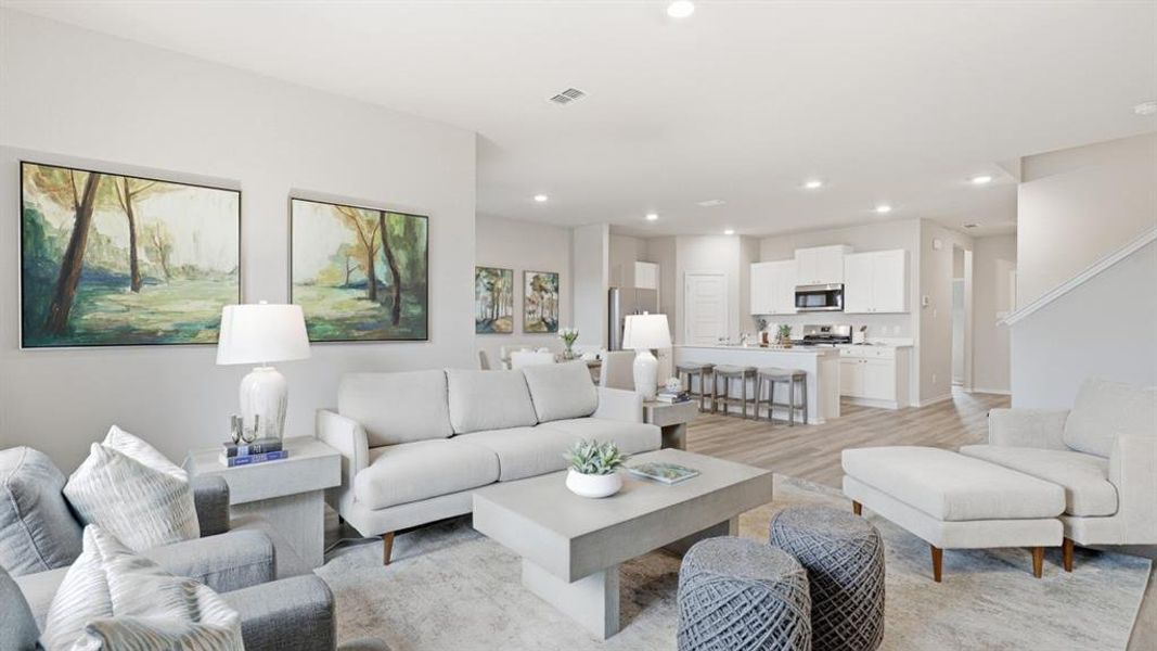 Furnished interior view inside a new home in , Fort Worth (Image 32).