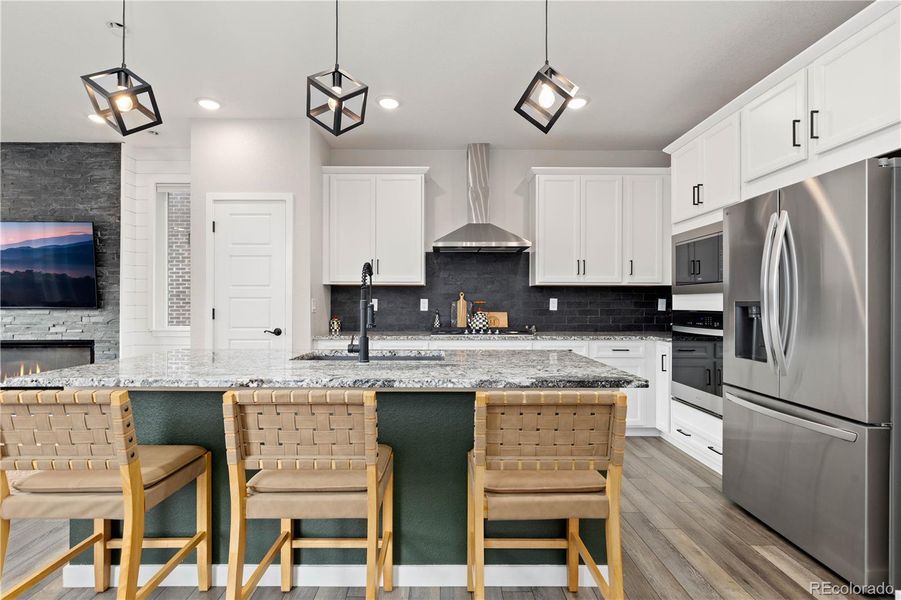 Furnished interior view inside a new home in , Littleton (Image 12).