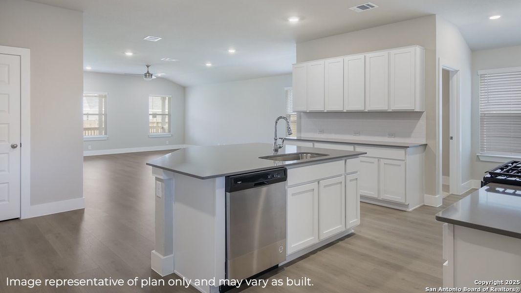 Furnished interior view inside a new home in Riverstone at Westpointe, San Antonio (Image 4).