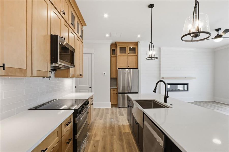 Furnished interior view inside a new home in , Braselton (Image 12).