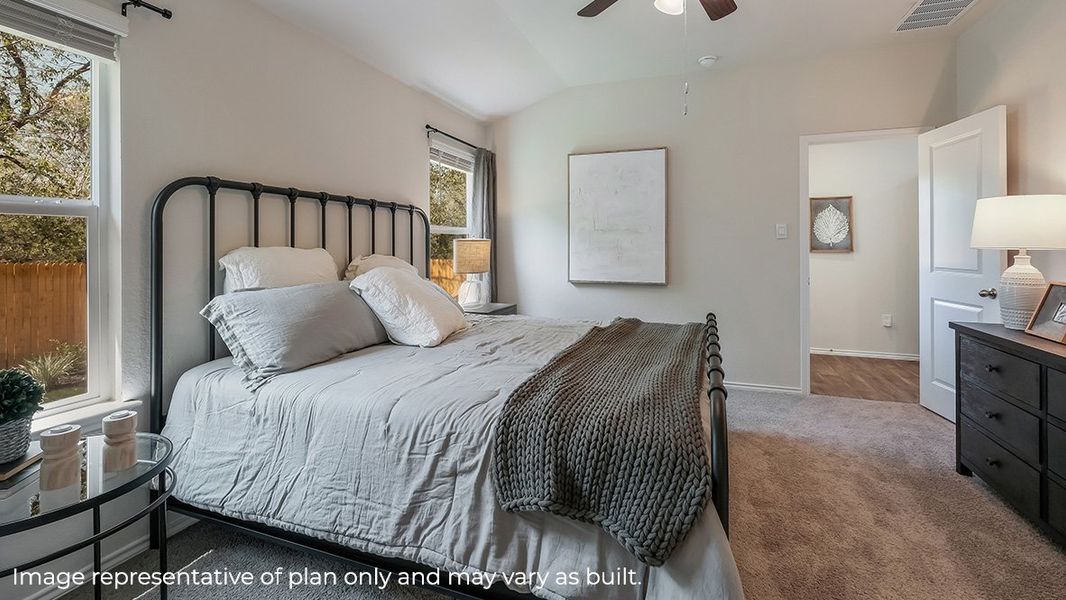 Furnished interior view inside a new home in Blue Ridge Ranch, San Antonio (Image 15).