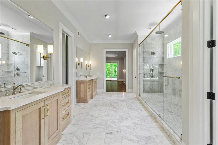 Furnished interior view inside a new home in , Newnan (Image 63).