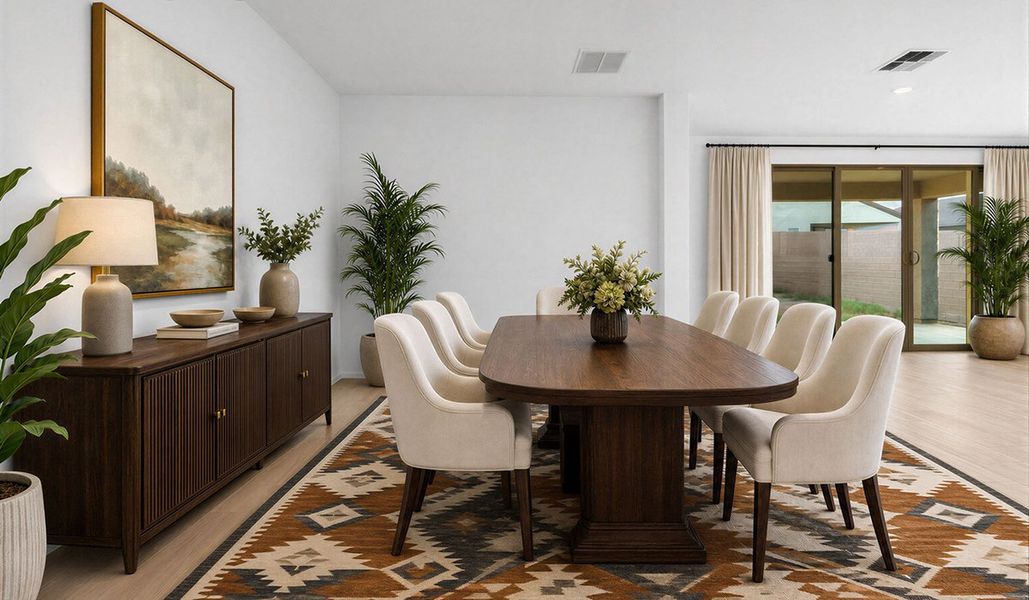 Furnished interior view inside a new home in Sycamore Vista, Vail (Image 7). Furnished interior view inside a new home in Sycamore Vista, Vail (Image 7).