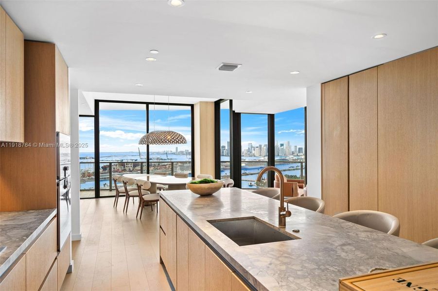 Furnished interior view inside a new home in Five Park, Miami Beach (Image 60). Furnished interior view inside a new home in Five Park, Miami Beach (Image 60).