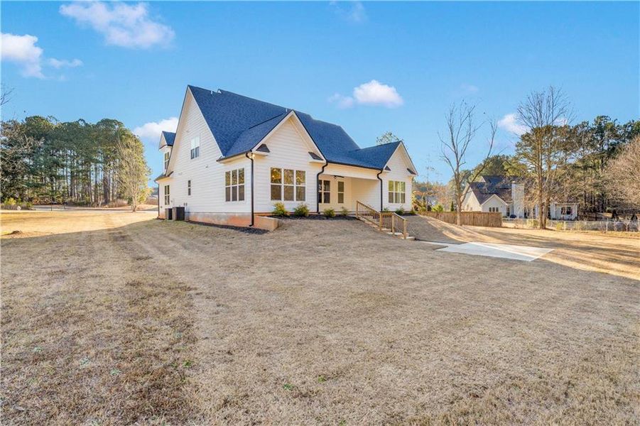 Exterior details and patio area of a home in , McDonough (Image 25).